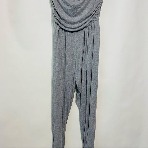 Gray Strapless Jumpsuit - Picture 10 of 11
